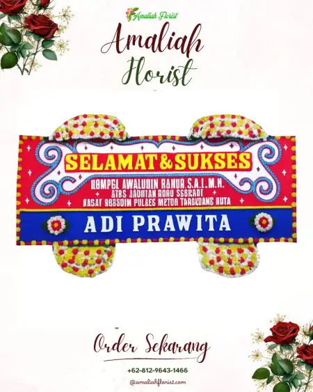 Papan Bunga Ucapan Selamat Sumbangrejo